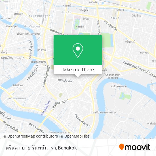 ตรีสลา บาย จันทน์นารา map