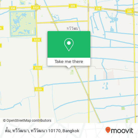 ตั้ม, ทวีวัฒนา, ทวีวัฒนา 10170 map