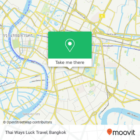 Thai Ways Luck Travel map