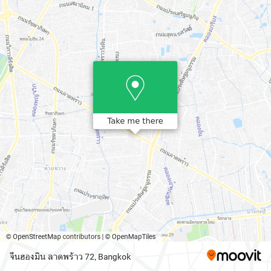 จีนฮองมิน ลาดพร้าว 72 map