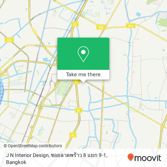 J N Interior Design, ซอยลาดพร้าว 8 แยก 9-1 map