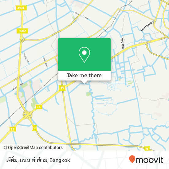 เจ๊ติ๋ม, ถนน ท่าข้าม map