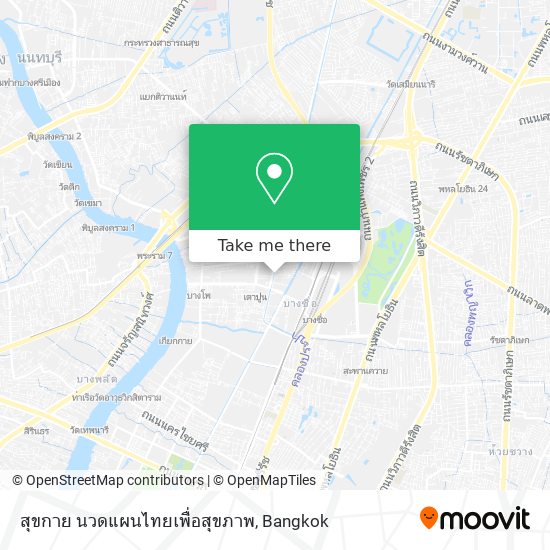 สุขกาย นวดแผนไทยเพื่อสุขภาพ map