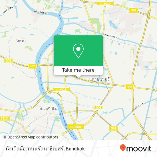 เงินติดล้อ, ถนนรัตนาธิเบศร์ map