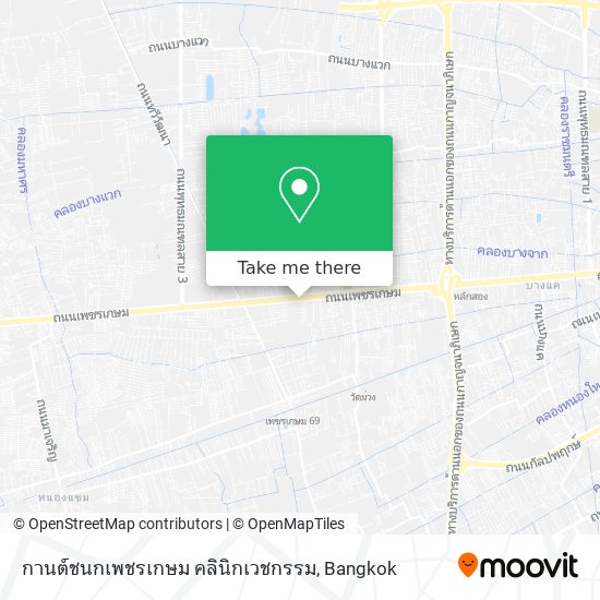 กานต์ชนกเพชรเกษม คลินิกเวชกรรม map