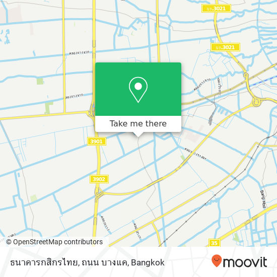 ธนาคารกสิกรไทย, ถนน บางแค map