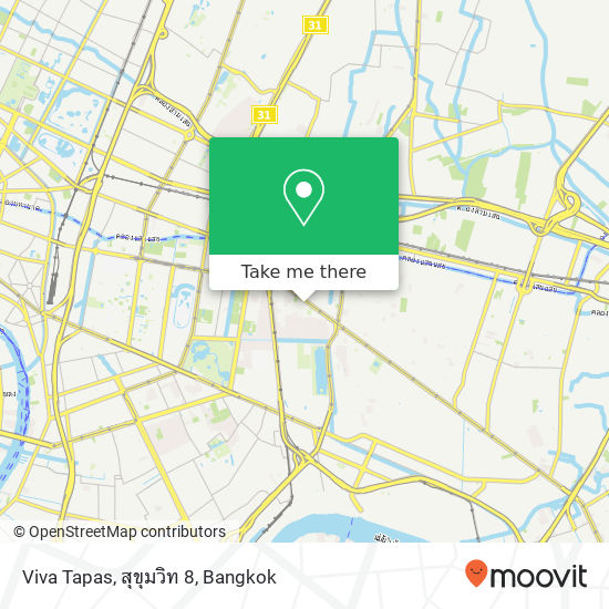 Viva Tapas, สุขุมวิท 8 map