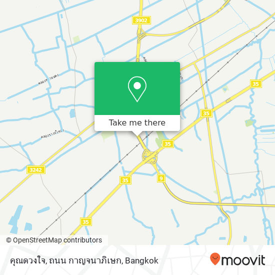 คุณดวงใจ, ถนน กาญจนาภิเษก map