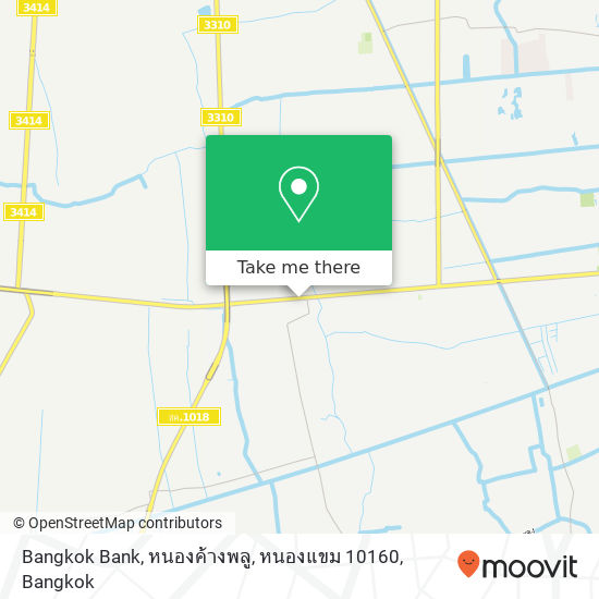 Bangkok Bank, หนองค้างพลู, หนองแขม 10160 map