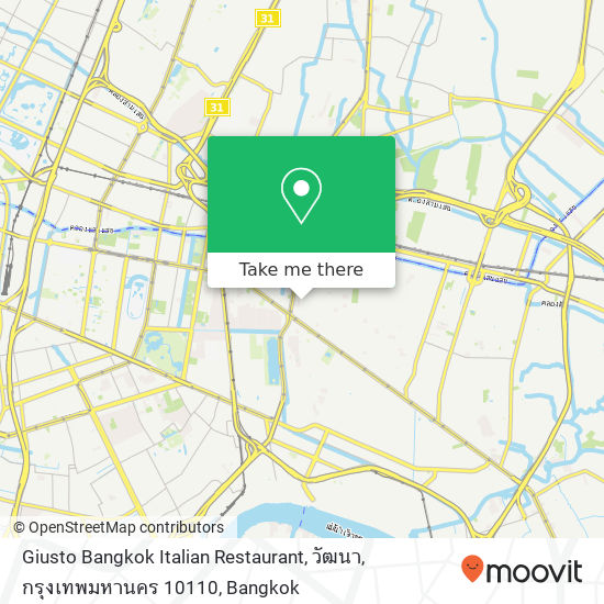 Giusto Bangkok Italian Restaurant, วัฒนา, กรุงเทพมหานคร 10110 map