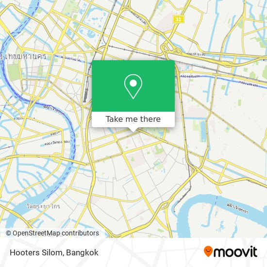 Hooters Silom map