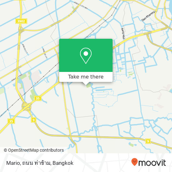 Mario, ถนน ท่าข้าม map