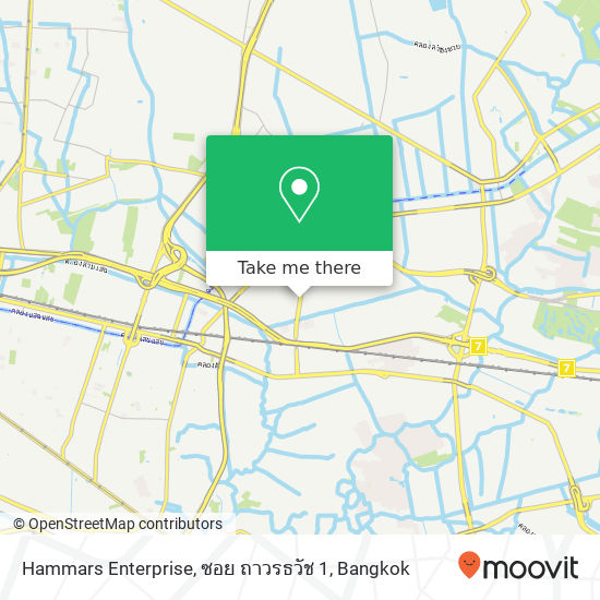 Hammars Enterprise, ซอย ถาวรธวัช 1 map