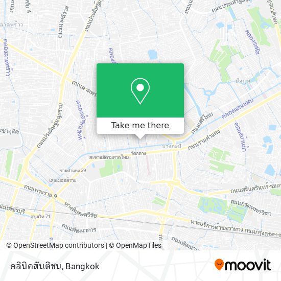 คลินิคสันติชน map