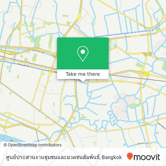 ศูนย์ประสานงานชุมชนและมวลชนสัมพันธ์ map