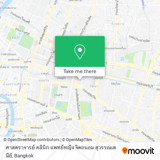 ศาสตราจารย์ คลินิก แพทย์หญิง จิตถนอม สุวรรณเตมีย์ map