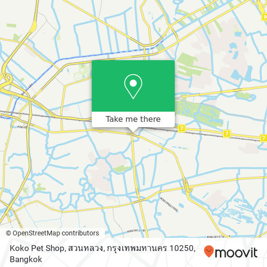 Koko Pet Shop, สวนหลวง, กรุงเทพมหานคร 10250 map