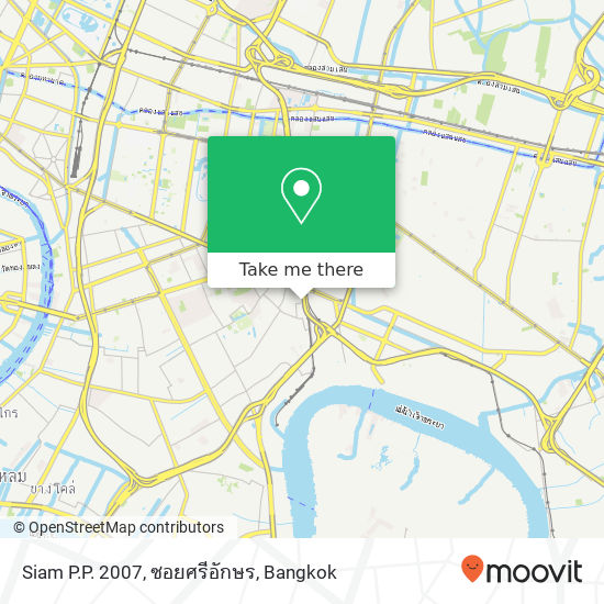 Siam P.P. 2007, ซอยศรีอักษร map