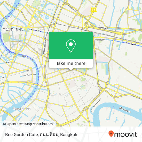 Bee Garden Cafe, ถนน สีลม map