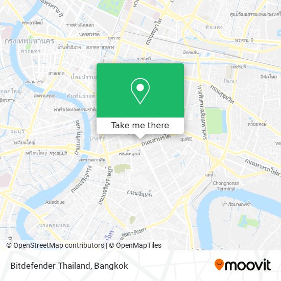 Bitdefender Thailand map