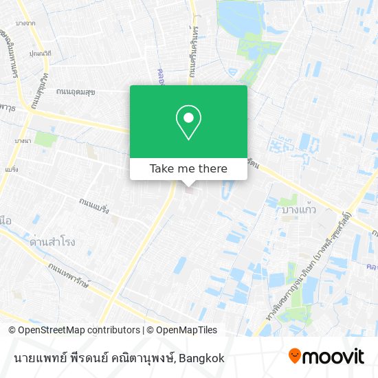 นายแพทย์ พีรดนย์ คณิตานุพงษ์ map