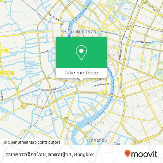 ธนาคารกสิกรไทย, ลาดหญ้า 1 map