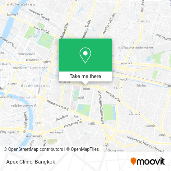 Apex Clinic map
