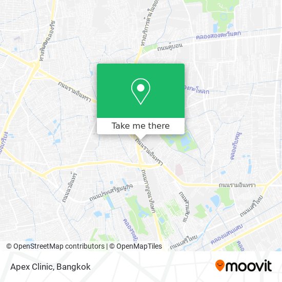 Apex Clinic map