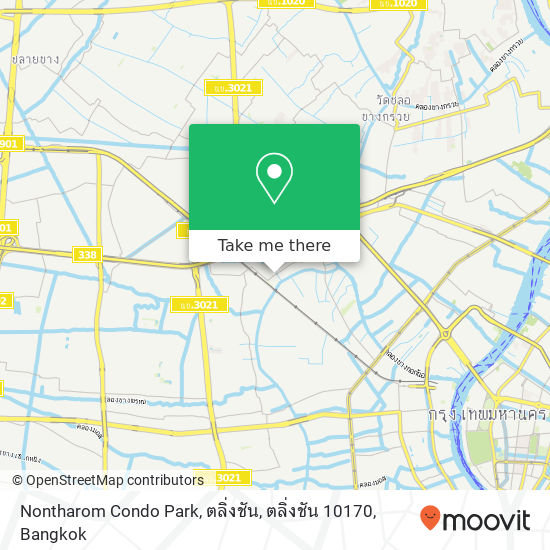 Nontharom Condo Park, ตลิ่งชัน, ตลิ่งชัน 10170 map