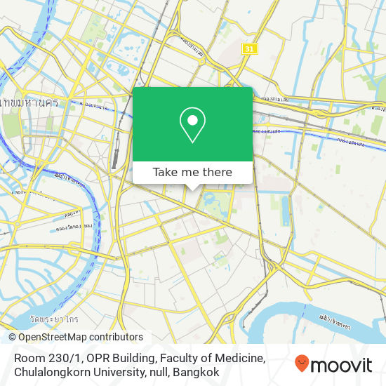 Room 230 / 1, OPR Building, Faculty of Medicine, Chulalongkorn University, null map