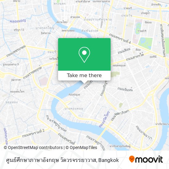 ศูนย์ศึกษาภาษาอังกฤษ วัดวรจรรยาวาส map