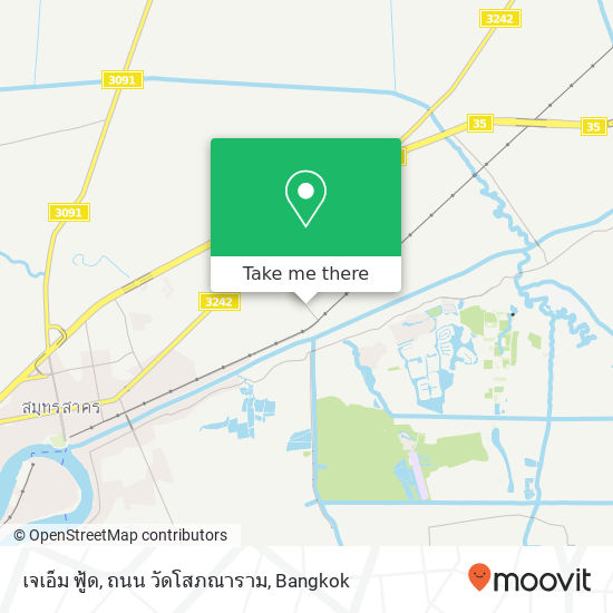 เจเอ็ม ฟู้ด, ถนน วัดโสภณาราม map