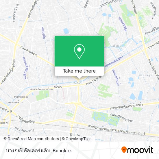 บางกะปิคัลเลอร์แล็บ map