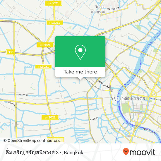 ลิ้มเจริญ, จรัญสนิทวงศ์ 37 map