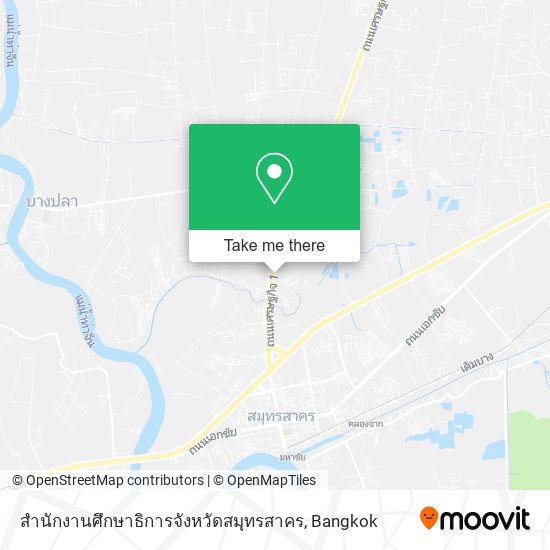 สำนักงานศึกษาธิการจังหวัดสมุทรสาคร map