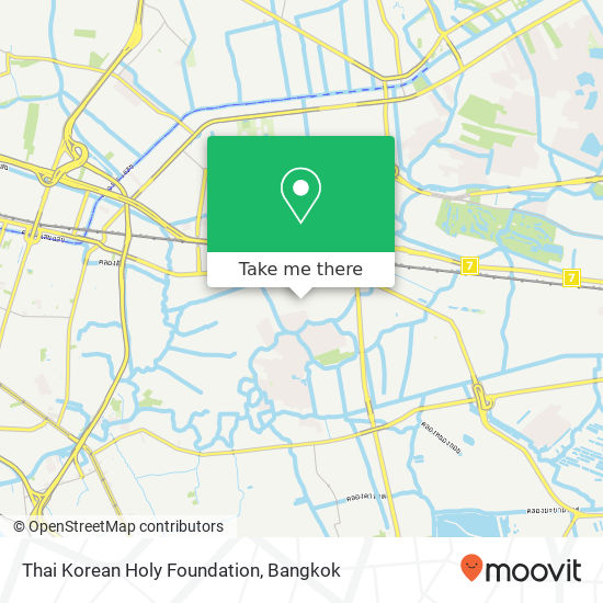 Thai Korean Holy Foundation map