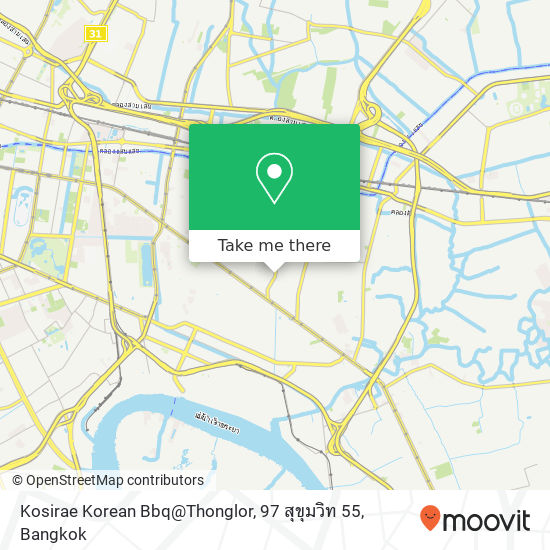 Kosirae Korean Bbq@Thonglor, 97 สุขุมวิท 55 map