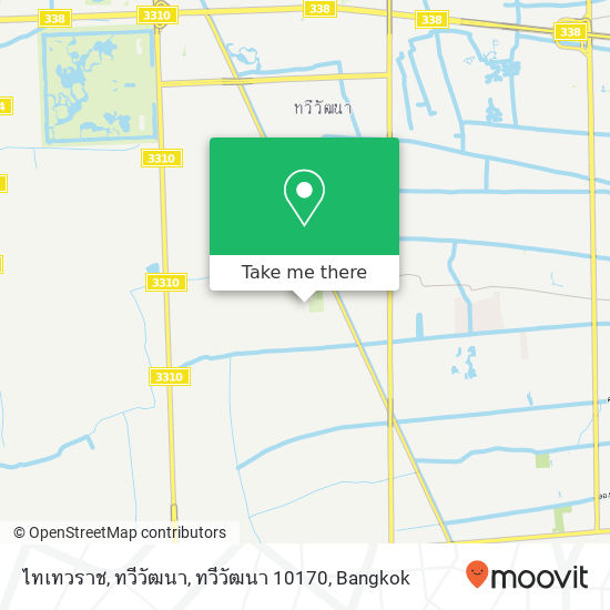 ไทเทวราช, ทวีวัฒนา, ทวีวัฒนา 10170 map