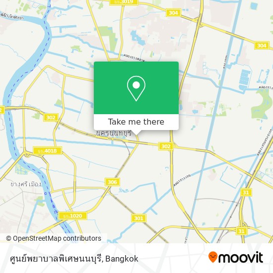 ศูนย์พยาบาลพิเศษนนบุรี map