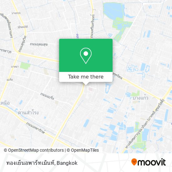 ทองเย็นอพาร์ทเม้นท์ map