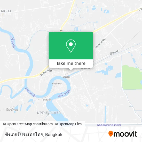 ซิงเกอร์ประเทศไทย map
