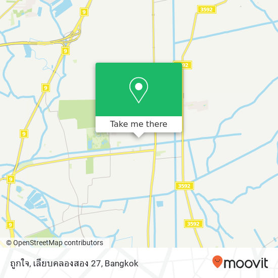 ถูกใจ, เลียบคลองสอง 27 map