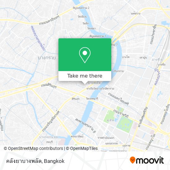 คลังยาบางพลัด map