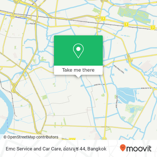 Emc Service and Car Care, อ่อนนุช 44 map