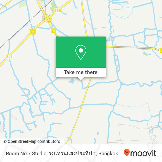 Room No.7 Studio, วงแหวนแสงประทีป 1 map