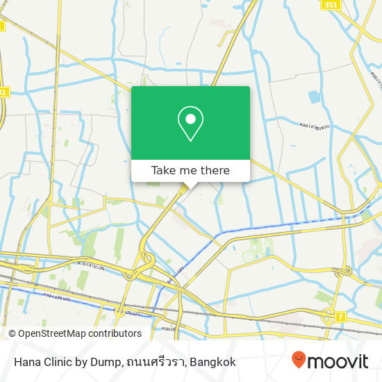 Hana Clinic by Dump, ถนนศรีวรา map