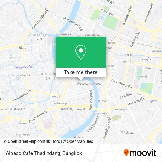 Alpaco Cafe Thadindang map