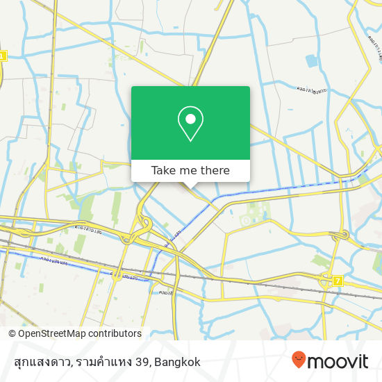 สุกแสงดาว, รามคำแหง 39 map