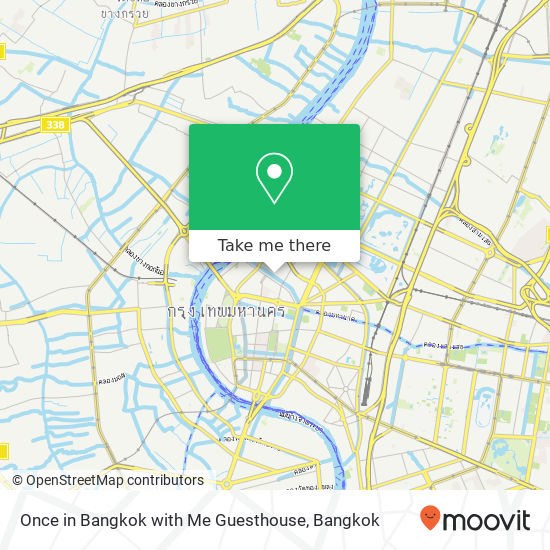 Once in Bangkok with Me Guesthouse map