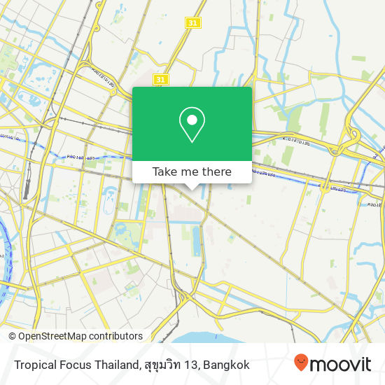 Tropical Focus Thailand, สุขุมวิท 13 map